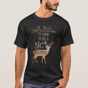 T-shirt Oh Deer Je Vais Être Un Grand Frère Noël