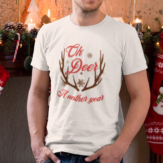 T-shirt Oh Deer une nouvelle année Noël