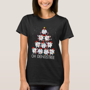 T-shirt Oh Dentistree Drôle de Noël Christmas Dentiste Den
