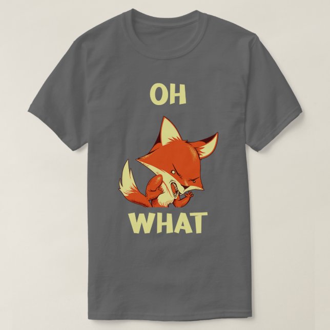 T-shirt Oh Fox What par Tobe Fonseca (Design devant)