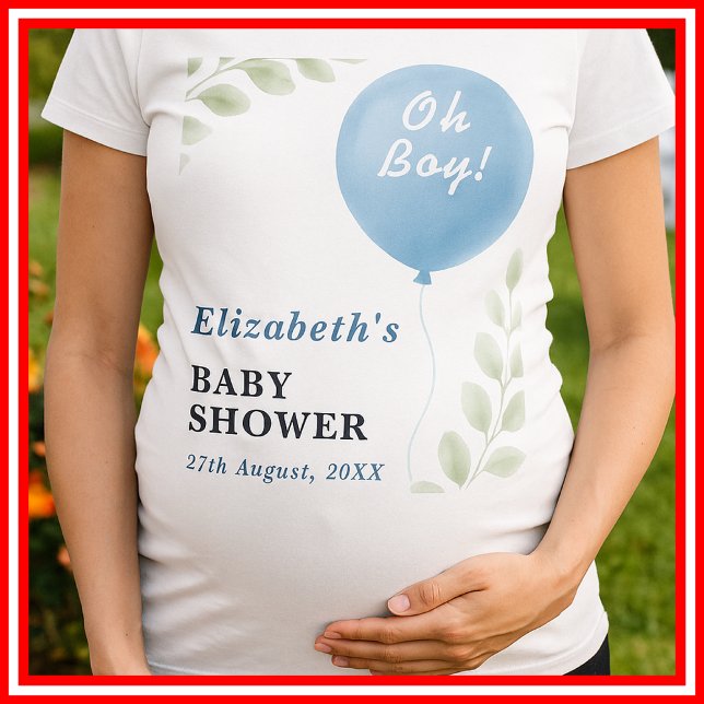 T-shirt Oh Garçon Baby Shower (Créateur téléchargé)