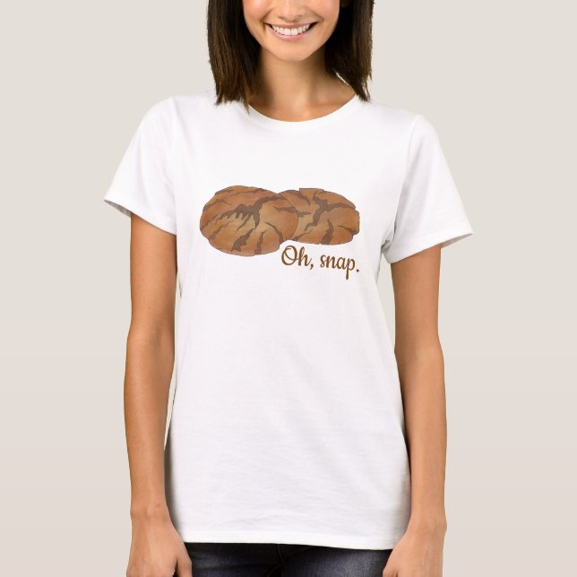 T-shirt Oh (Ginger) Snap Amish PA Dutch Gingersnap Cookies (Devant)