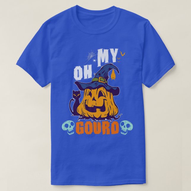 T-shirt Oh Gourd, Citrouille d'Halloween (Design devant)