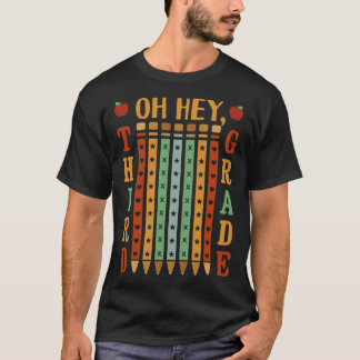 T-shirt Oh hé 3e année de retour à l'école 1