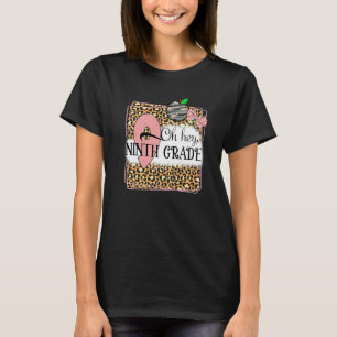 T-shirt Oh Hé La Rentree Des Classes Léopard Enfants Neuvi