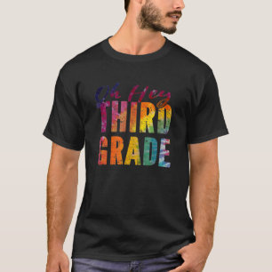 T-shirt Oh Hé Troisième Année De Retour À L'école Pour Les