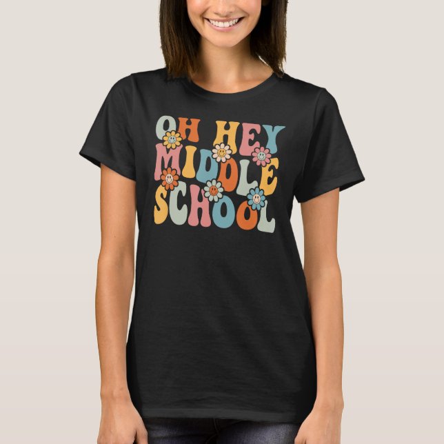 T-shirt Oh Hey Le collège Retour à l'école Professeur Stud (Devant)