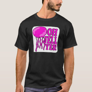 T-shirt Oh Jell Oui Amusant Méduse Dessin Animé
