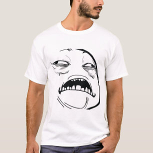 T-shirt Oh Jésus doux qui est bon visage Meme de rage