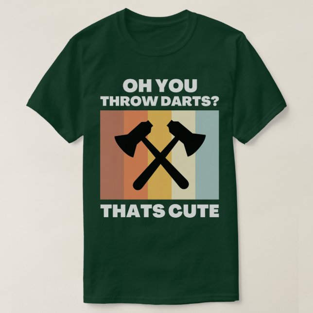 T-shirt Oh, Jette Des fléchettes (Design devant)