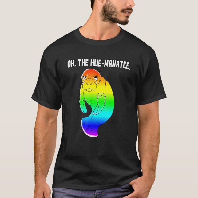 T-shirt Oh La Huée Manatee Humanité Drôle Pun (Devant)