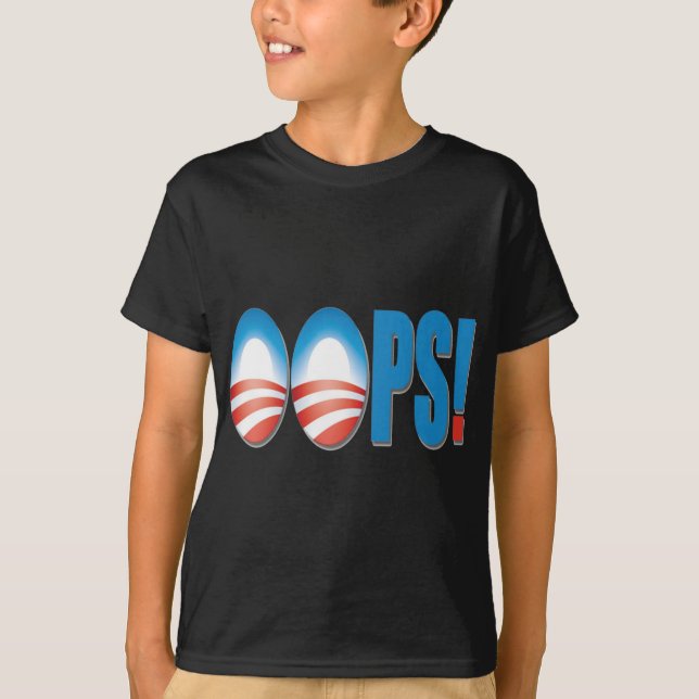 T-shirt OH LÀ LÀ ! - anti Obama (Devant)