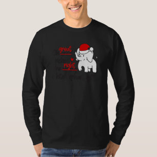 T-shirt Oh merde J'Ai Choisi Le Mauvais Eléphant Blanc Gra