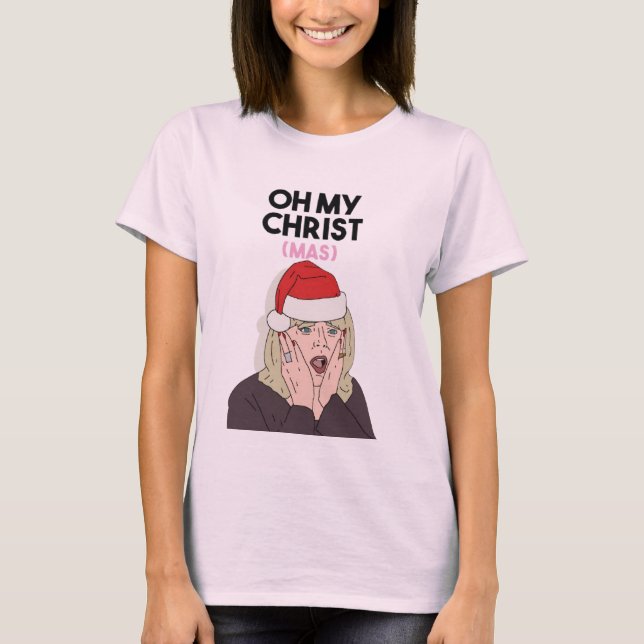T-shirt Oh Mon Christ Pam, Gavin et Stacey (Devant)