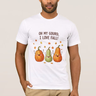 T-shirt Oh Mon Citrouille J'adore Kawaii Récolte de Citrou