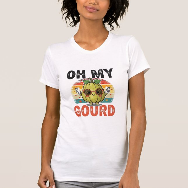T-shirt Oh mon design gourmet (Devant)