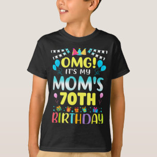 T-shirt Oh mon dieu, c'est les 70 ans de ma maman Douce 70