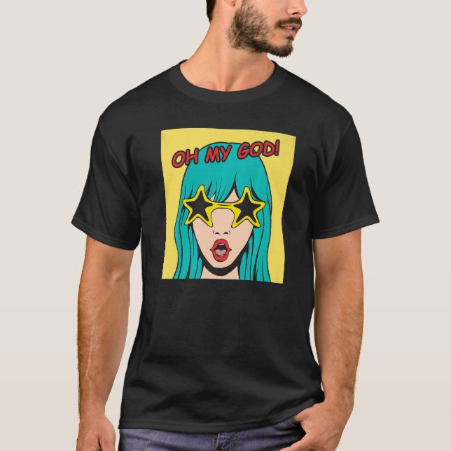 T-shirt Oh Mon Dieu Omg Pop (Devant)