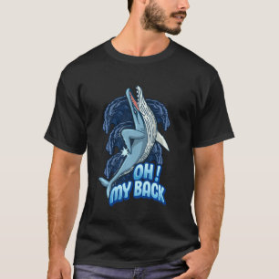 T-shirt Oh Mon dos Humpback Baleine Océan Animal Marine Bi