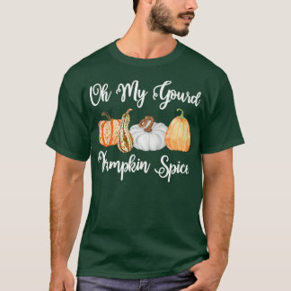 T-shirt Oh mon épice citrouille gourde mignonne automne ci