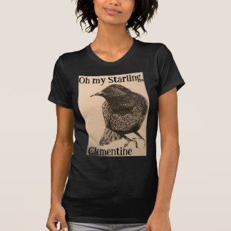 T-shirt Oh mon étourneau, Chemise d'illustration de Clemen