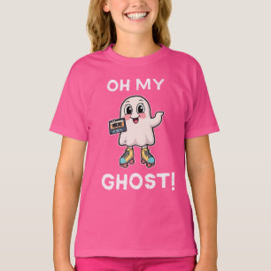 T-shirt Oh mon fantôme ! Joli jeu de mots de fantôme sur d