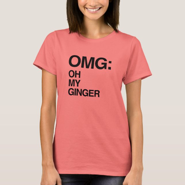 T-SHIRT OH MON GINGEMBRE (Devant)
