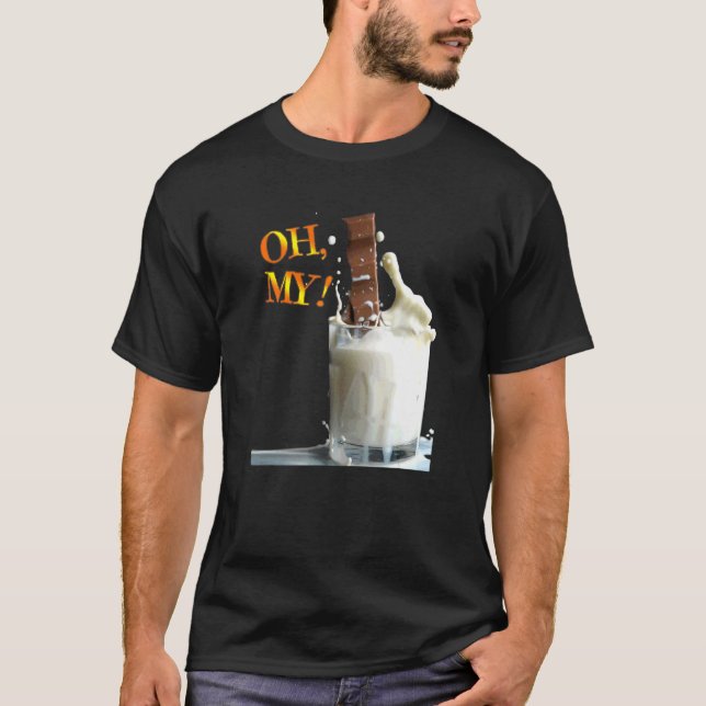 T-shirt Oh My Chocolate Milk Design graphique (Devant)