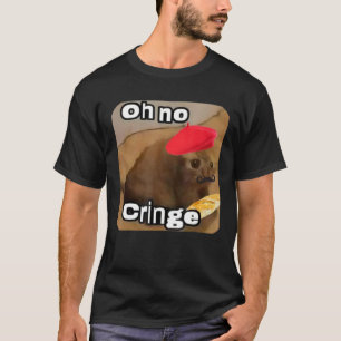 T-shirt Oh No Cringe Chat French Baguette T Internet Chat 