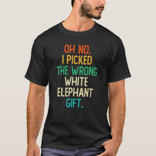 T-shirt Oh Non J'Ai Pris Le Mauvais Éléphant Blanc 5