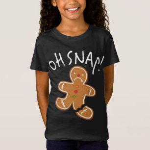 T-Shirt Oh ! Pain d'épices Homme Cookie Funny Brossé Jambe