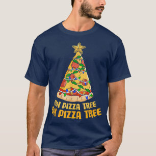 T-shirt Oh Pizza Tree Fromage Alimentation Cuisine de Noël