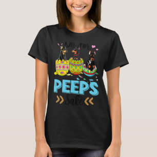 T-shirt Oh pour Dobermann Sake Ear Oeuf Lapin de Pâques