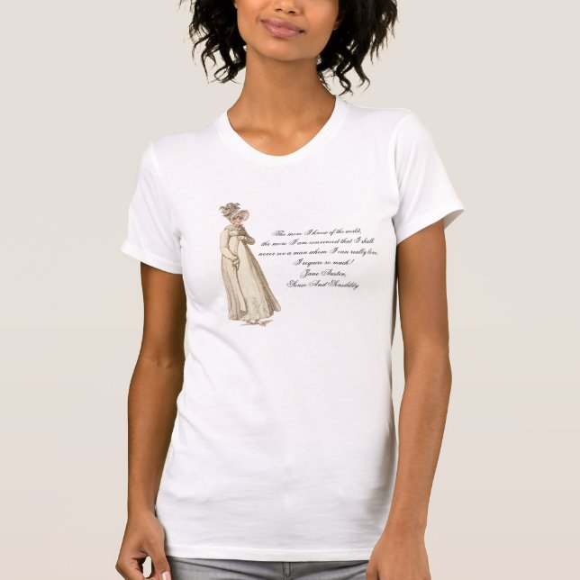 T-shirt Oh pour l'amour de Jane Austen (Devant)