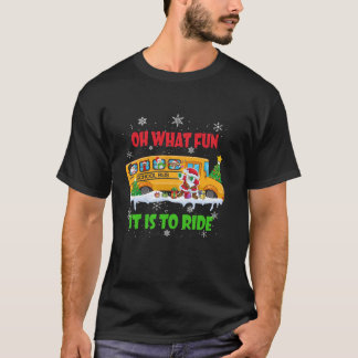 T-shirt Oh Quel Amusant C'Est De Circuler Conducteur De Bu