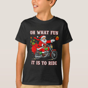 T-shirt Oh Quelle Amusement C'est De Rouler Motocyclette B