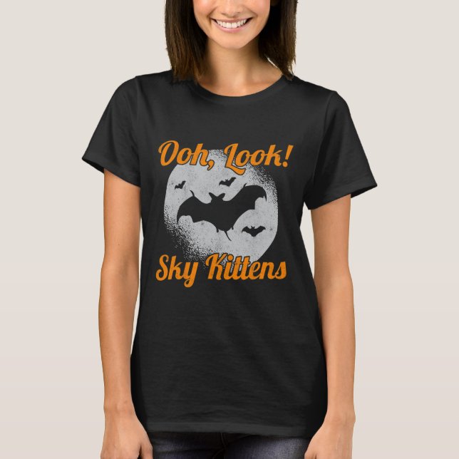 T-shirt Oh Regarde Sky Kittens T Halloween Ts (Devant)