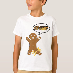 T-shirt Oh rupture ! Bonhomme en pain d'épice drôle