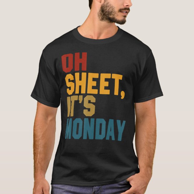 T-shirt Oh Sheet C'est lundi Comptable CPA Wom (Devant)