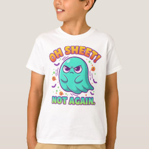 T-shirt Oh Sheet Halloween Ghost Shirt Chemise Fantôme d