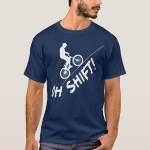 T-shirt Oh Shift Bicycle MB et cyclistes