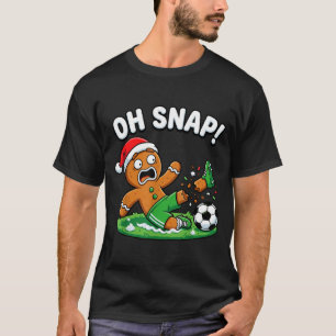 T-shirt Oh Snap Biscuit au Gingembre Coup de Pied de Foot