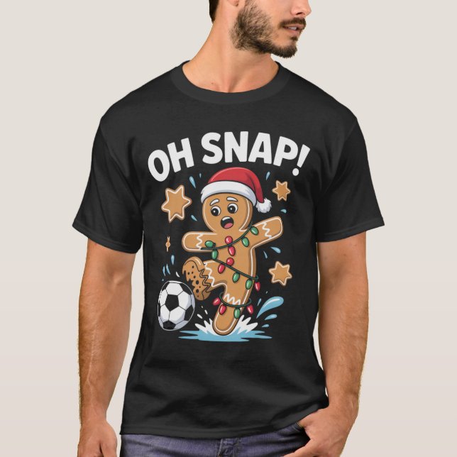 T-shirt Oh Snap Biscuit de Noël au Gingembre Pyjama de Foo (Devant)