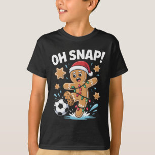 T-shirt Oh Snap Biscuit de Noël au Gingembre Pyjama de Foo