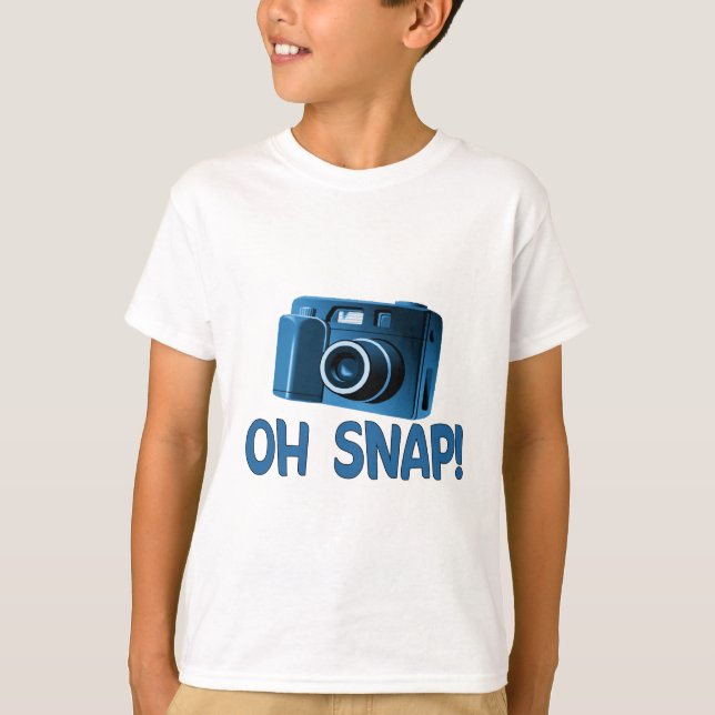 T-shirt Oh Snap Camera (Devant)