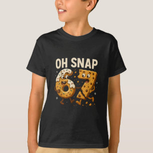 T-shirt Oh Snap Cookie 67 Joyeux Noël Glaçage Fêtes de fin