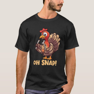 T-shirt Oh Snap Dépouille de dinde drôle de dinde de Thank