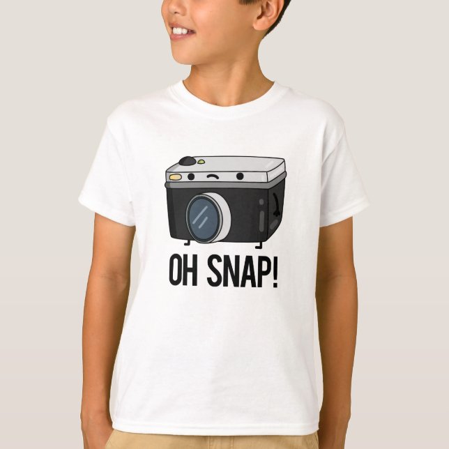T-shirt Oh Snap Funny Caméra Pun (Devant)