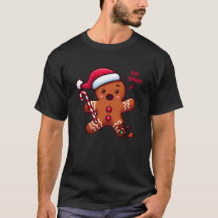 T-shirt Oh Snap Gingerbread Homme brisé Sucre de canne de 