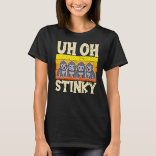 T-shirt Oh Stinky Mignonne Singe Hommes Femmes Animal